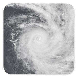 Cyclone Zoe in the South Pacific Ocean Square Sticker