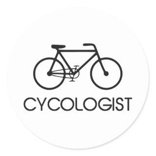 Cycologist Cycling Cycle Classic Round Sticker