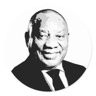 Cyril Ramaphosa Classic Round Sticker