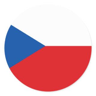 Czech Flag T-shirts and Gifts Classic Round Sticker
