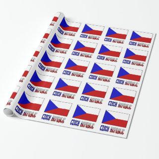 Czech Republic and Czechia Flag