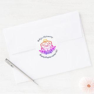 D&D Wedding Party Sticker Set: Roll for Matrimony