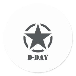 D-Day Normandie - Jour-J - Normandy Classic Round Sticker