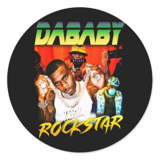 Dababy Rapper, Dababy Rapper Classic Round Sticker
