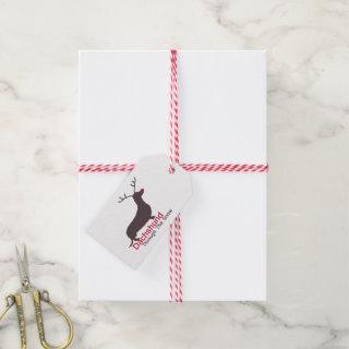 Dachshund Through The Snow Gift Tags