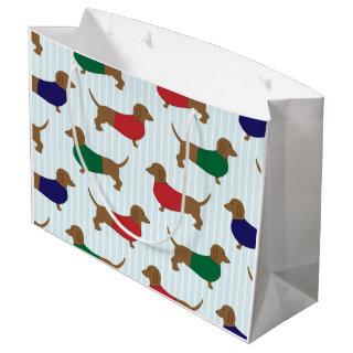 dachshund-wallpaper large gift bag