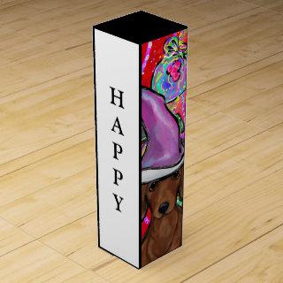DACHSHUND     WINE BOX