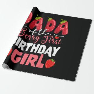 Dada of The Berry First Birthday of Girl Strawberr