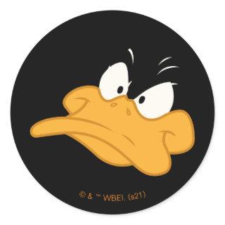 DAFFY DUCK™ Angry Face Classic Round Sticker