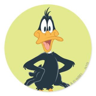 DAFFY DUCK™ CLASSIC ROUND STICKER