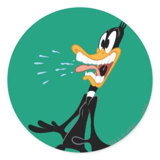 DAFFY DUCK™ Scared Classic Round Sticker