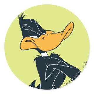 DAFFY DUCK™ with Arms Crossed Classic Round Sticker
