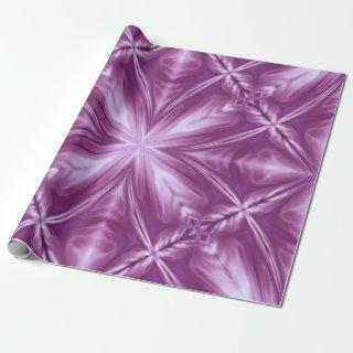 Dahlia Purple Milky White Clouds Abstract Pattern