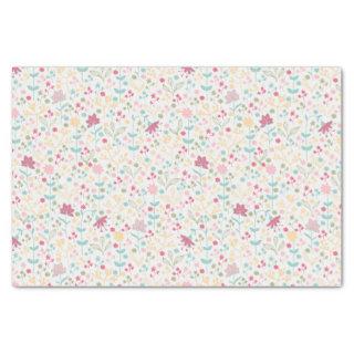 Dainty Spring Floral Pattern Tissue Paper