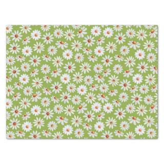 Daisy Filed Watercolor Spring Summer Tissue Paper