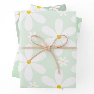 Daisy Pattern (Mint)  Sheets