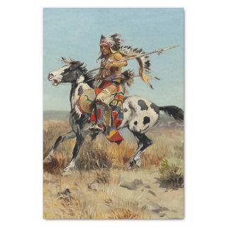 “Dakota Chief” by Charles M Russell Tissue Paper