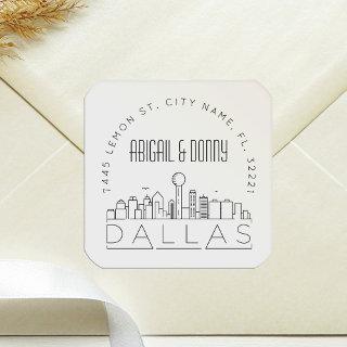 Dallas Skyline | Pre-Addressed Envelope Seal