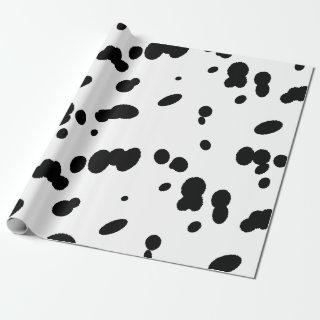 Dalmatian Dog Black and White Spot Print