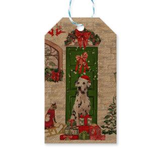 Dalmatian Dog Christmas   Gift Tags