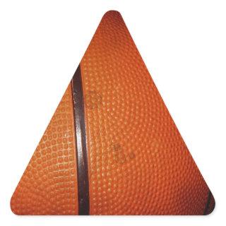 Damaged Photo Effect Basketball Triangle Sticker