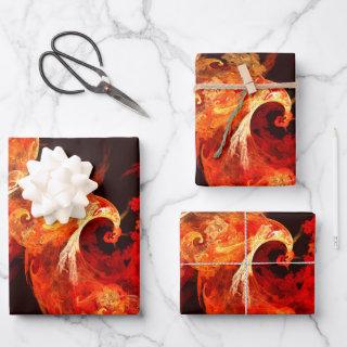 Dancing Firebirds Abstract Art  Sheets