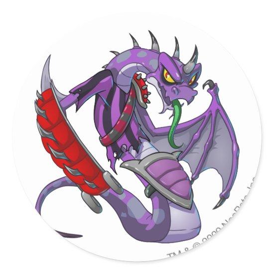 Darigan Citadel Team Captain 2 Classic Round Sticker