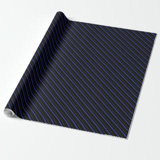 Dark Blue and Black Diagonal Striped