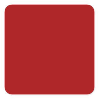 Dark Candy Apple Red Square Sticker