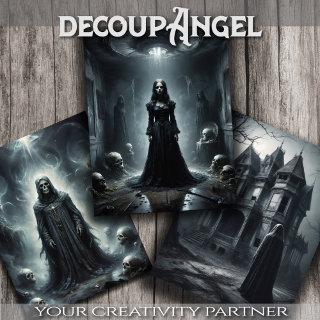 Dark Castle Entities - Decoupage -  Sheets