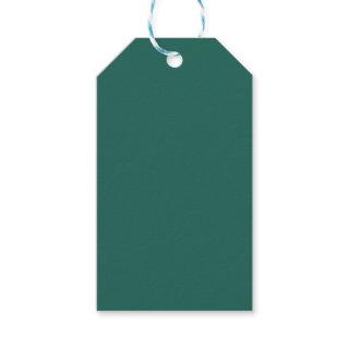 Dark green blue(solid color)  Gift Tags