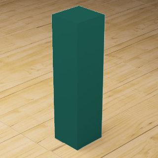 Dark green blue(solid color)  Wine Box