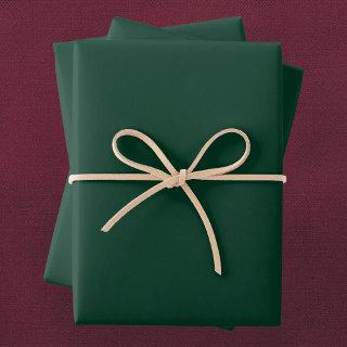 Dark Green Solid Color  Sheets