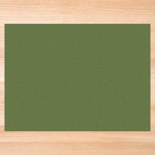 Dark Moss Green Solid Color Tissue Paper