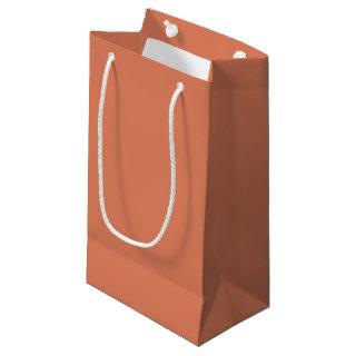 Dark Peach (solid color)  Small Gift Bag
