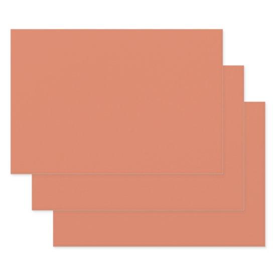 Dark Peach (solid color)   Sheets