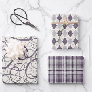 dark purple gray any occasion  sheets