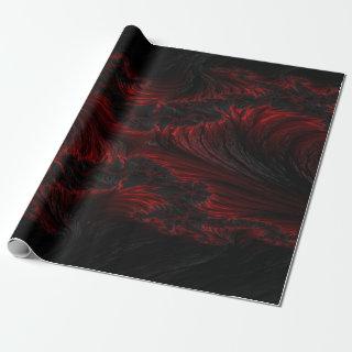 Dark red and black waves hd wallpaper