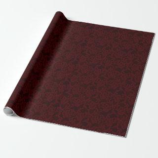 Dark Red Lace