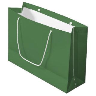 Dark sage (solid color) large gift bag