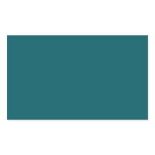 Dark Teal Rectangle Sticker