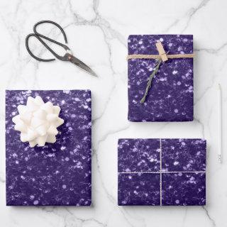 Dark ultra violet purple glitter sparkles  sheets