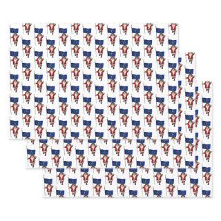 Darling Santa Claus Visits Indiana  Sheets