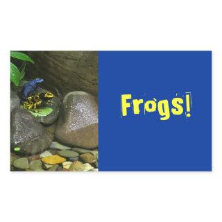 Dart Frog Buddies Rectangular Sticker