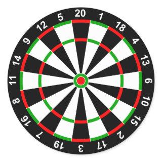 Dartboard Classic Round Sticker