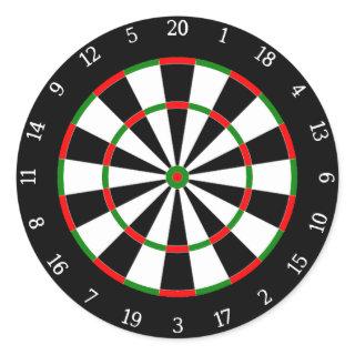 Darts Classic Round Sticker