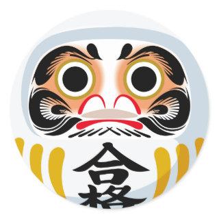 Daruma doll (traditional Japanese good luck charm) Classic Round Sticker