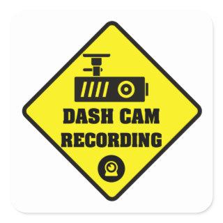 Dash cam Security Camera Warning Stickers