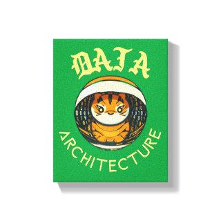 Data Architecture Canvas Print