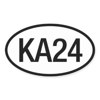 Datsun Nissan KA24 Engine Sticker